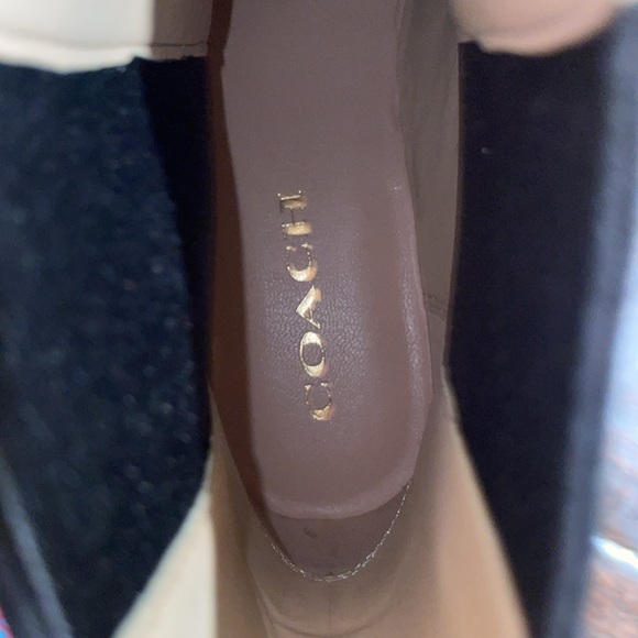 COACH Jayla Leather Black Bootie Size 8B, NWOT - Picture 9 of 10